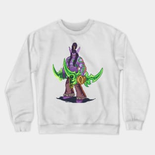 Pixel Illidan Stormrage Crewneck Sweatshirt